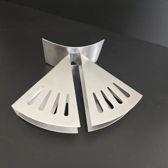 ZACK Rare Retired Stainless Coffee Filter Napkin Holder GERMANY Geometric Modern - Picture 5 of 16